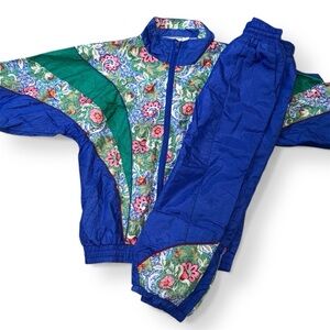 Vintage Industrie Wear Floral Windbreaker Tracksuit 6X